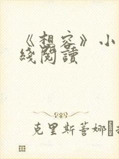 《想容》小说在线阅读