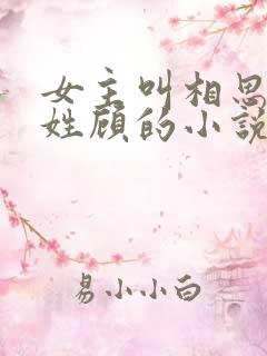 女主叫相思男主姓顾的小说