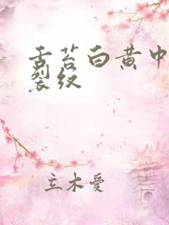 舌苔白黄中间有裂纹