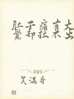 肚子痛有大便感觉却拉不出是什么原因