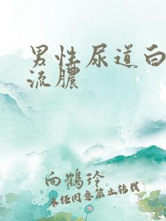 男性尿道白色小流脓