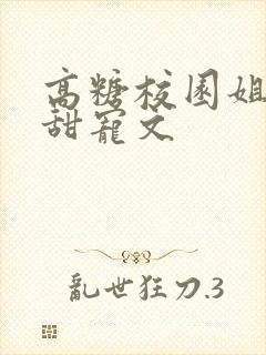 高糖校园姐弟恋甜宠文