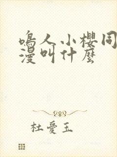 鸣人小樱同人动漫叫什么