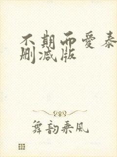 不期而爱泰剧未删减版