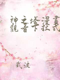 神之塔漫画免费观看下拉式