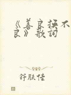 《善良换不来善良》歌词