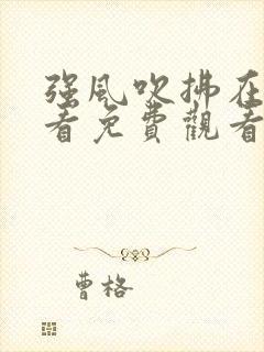 强风吹拂在线观看免费观看全集