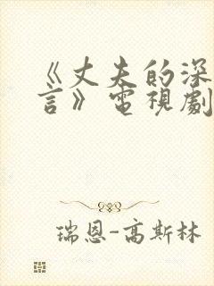 《丈夫的深情谎言》电视剧