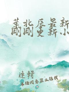 叶北辰最新章节刚刚更新小说全文阅