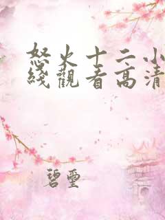 怒火十二小时在线观看高清完整