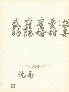 盛宠蜜爱:总裁的隐婚甜妻