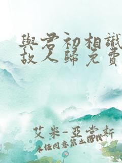 与君初相识恰似故人归免费完整版