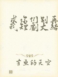 求你们别再说爱我短剧大结局