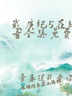 武庚纪5在线观看全集免费