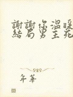 谢谢你温暖我大结局男主死了没