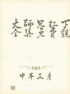 大师兄扛下所有全集免费观看