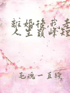 离婚后,我走向人生巅峰短剧