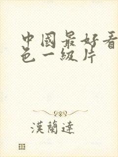 中国最好看的黄色一级片