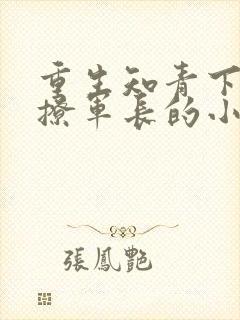 重生知青下乡嫁撩军长的小说