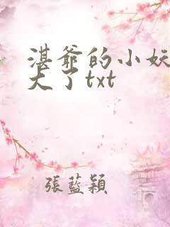 湛爷的小妖精长大了txt