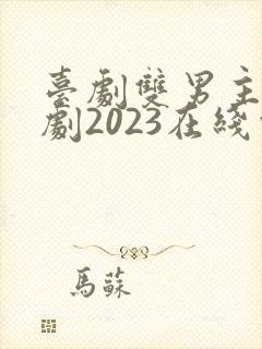台剧双男主电视剧2023在线观看