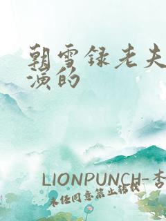 朝雪录老夫人谁演的