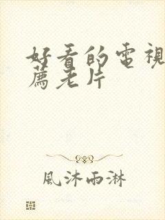 好看的电视剧推荐老片