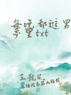 每晚都进男神的梦里txt