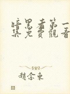 暗黑者第一季全集免费观看