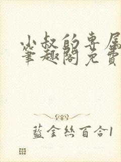 小叔的专属by笔趣阁免费阅读