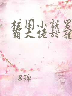 校园小说男主校霸大佬甜宠文