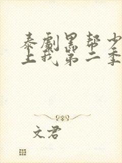 泰剧黑帮少爷爱上我第二季