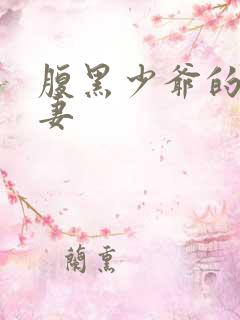 腹黑少爷的小甜妻