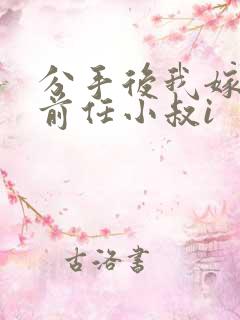 分手后我嫁给了前任小叔i