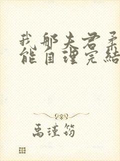 我那夫君柔弱不能自理完结