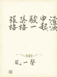 张集骏申浩男王格格一起演的短剧叫啥