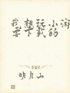 我想玩小游戏不要下载的