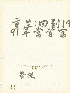 重生:回到1991年当首富小说免费阅读