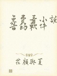 免费看小说没广告的软件