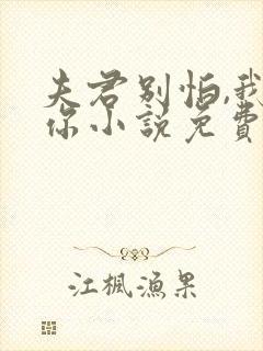 夫君别怕,我养你小说免费阅读