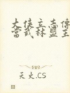 大侠立志传怎么当武林盟主