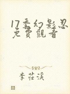 17季幻影忍者免费观看