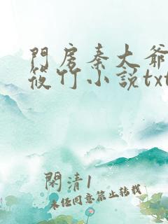 门房秦大爷和付筱竹小说txt