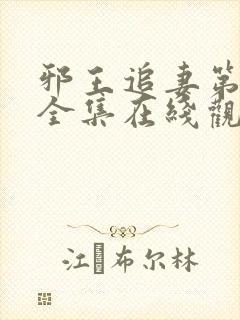 邪王追妻第三季全集在线观看免费高清