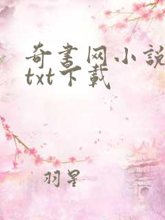 奇书网小说免费txt下载