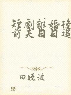 短剧离婚后总裁前夫日日追妻