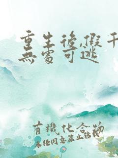 重生后,假千金无处可逃