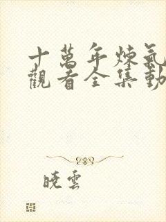 十万年炼气免费观看全集动漫