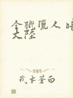 全职猎人 暗黑大陆