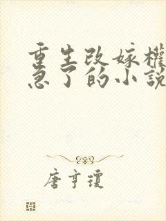 重生改嫁权臣他急了的小说